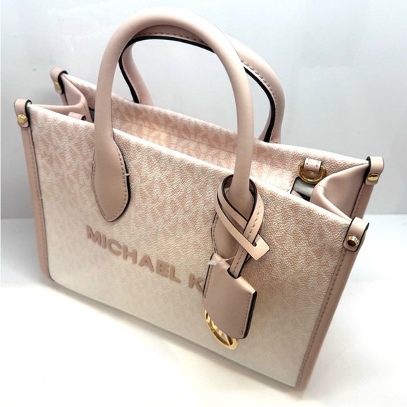 Michael Kors Mirella Small Ombré Signature Logo Crossbody Bag - Picture 9 of 11